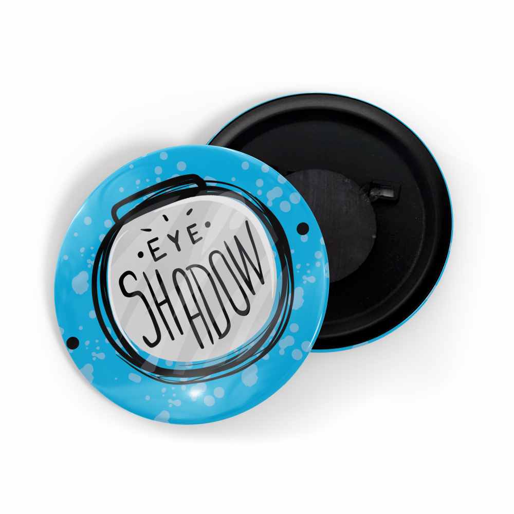 dhcrafts Fridge Magnet Blue Girl Power Eye Shadow Glossy Finish Design Pack of 1